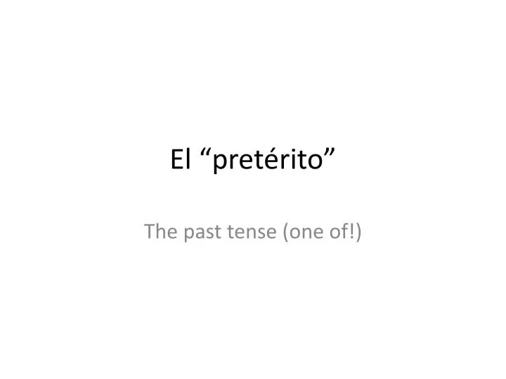 el pret rito