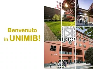 Benvenuto in UNIMIB!