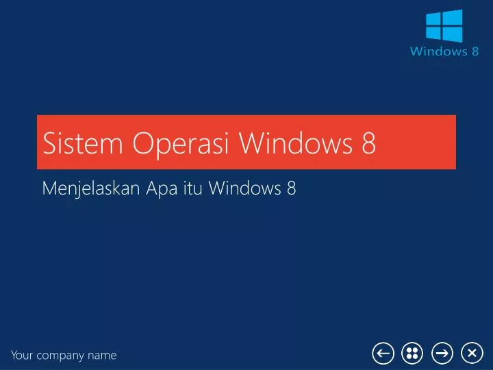 sistem operasi windows 8