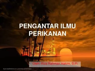 pengantar ilmu perikanan
