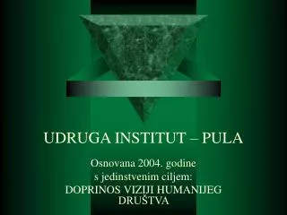 udruga institut pula