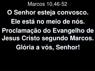 marcos 10 46 52