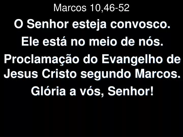 marcos 10 46 52