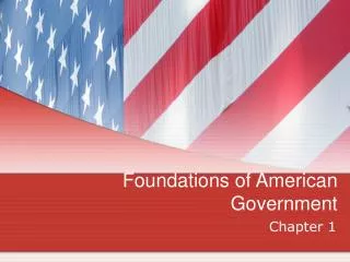 Foundations of American Government