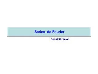 series de fourier