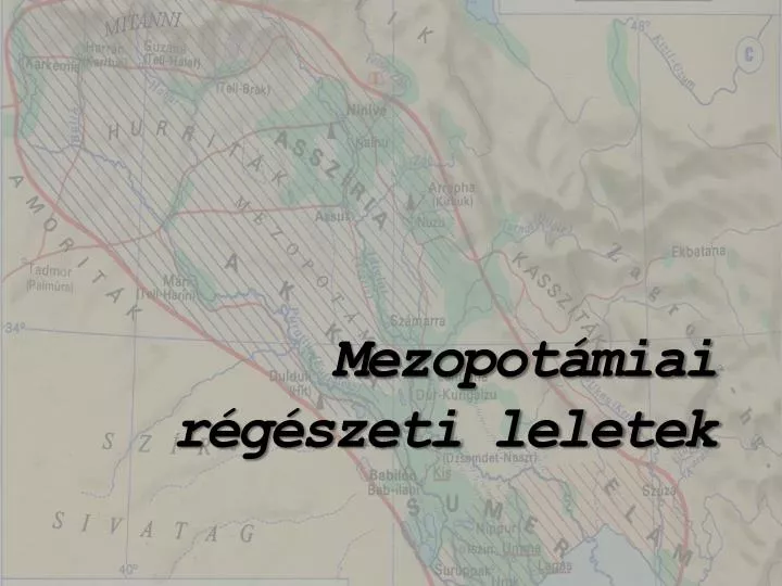 mezopot miai r g szeti leletek