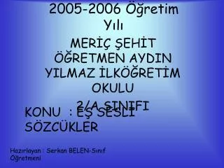 2005 2006 retim y l