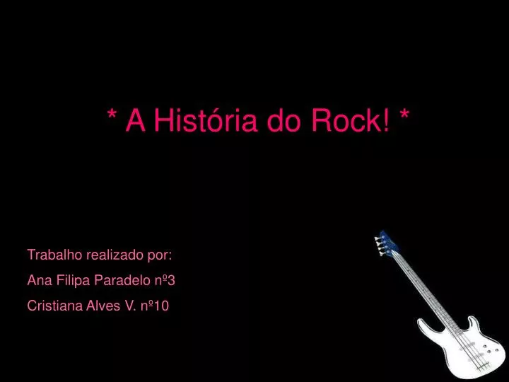 a hist ria do rock