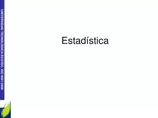 estad stica