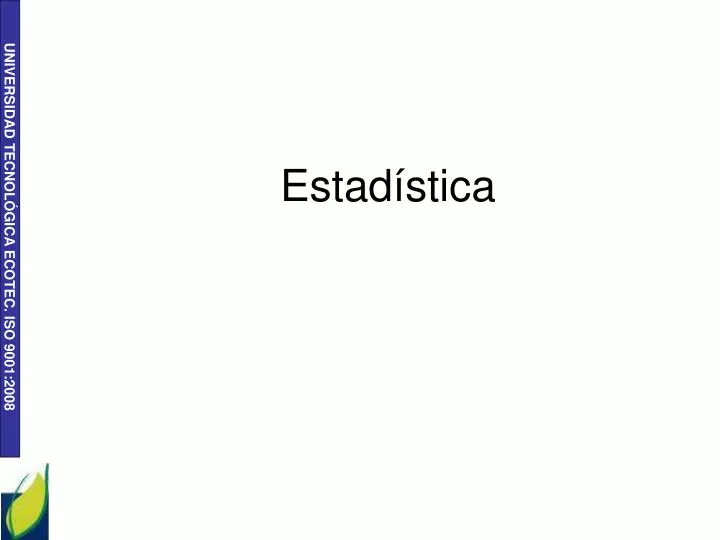 estad stica