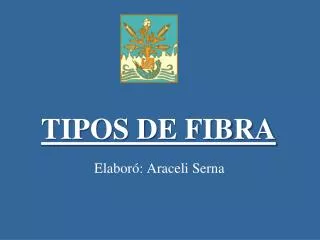tipos de fibra
