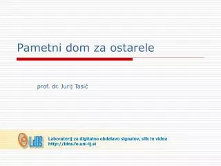 pametni dom za ostarele