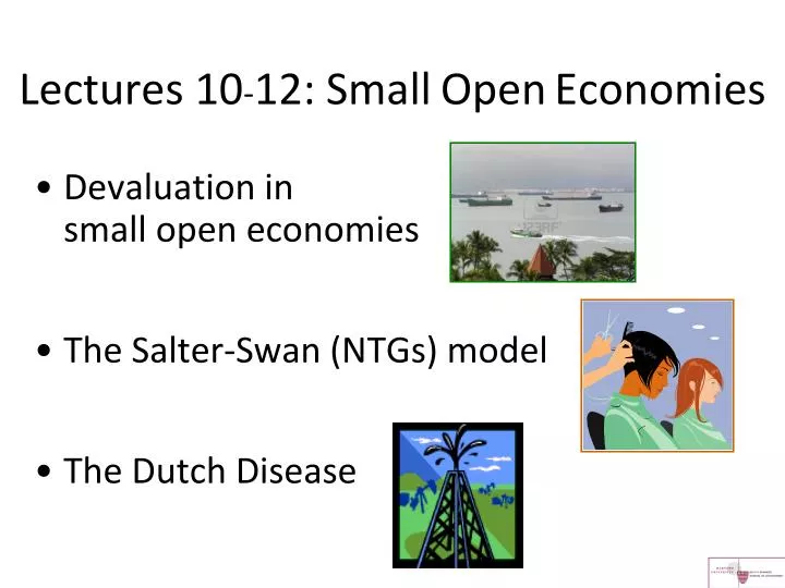 lectures 10 12 small open economies