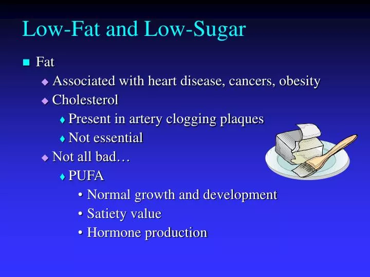 low fat and low sugar