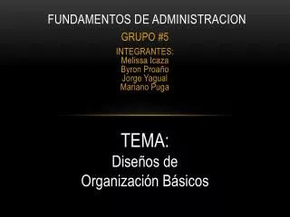 fundamentos de administracion