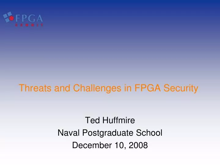 threats and challenges in fpga security