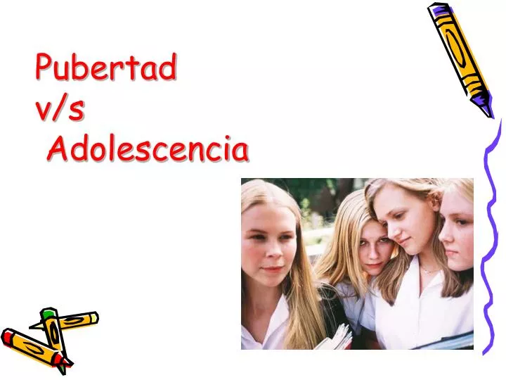 pubertad v s adolescencia