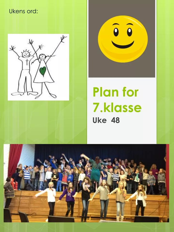 plan for 7 klasse