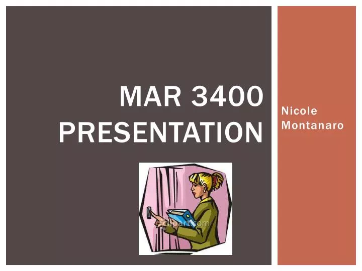 mar 3400 presentation