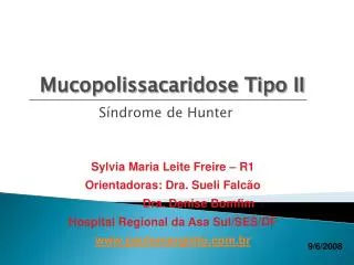 s ndrome de hunter