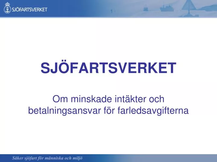 sj fartsverket