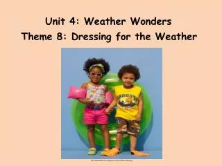 unit 4 weather wonders