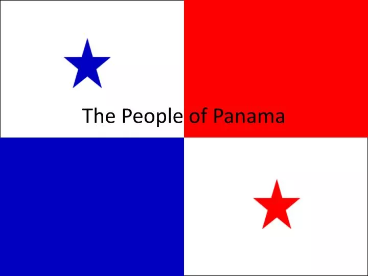 the people of panama