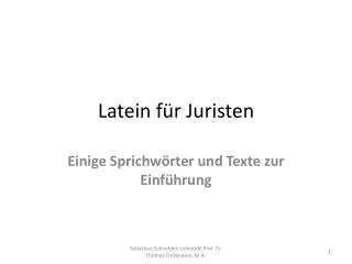 latein f r juristen