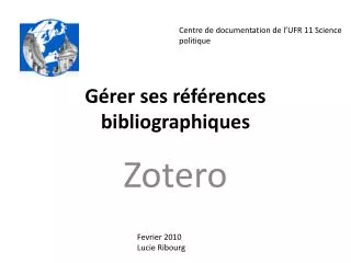 g rer ses r f rences bibliographiques