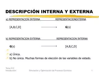 descripci n interna y externa