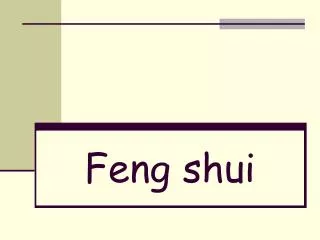 feng shui