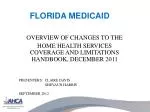 FLORIDA MEDICAID - slide 1