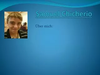 samuel chicherio