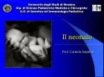 Il neonato - slide 1