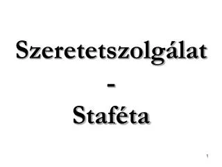 szeretetszolg lat staf ta