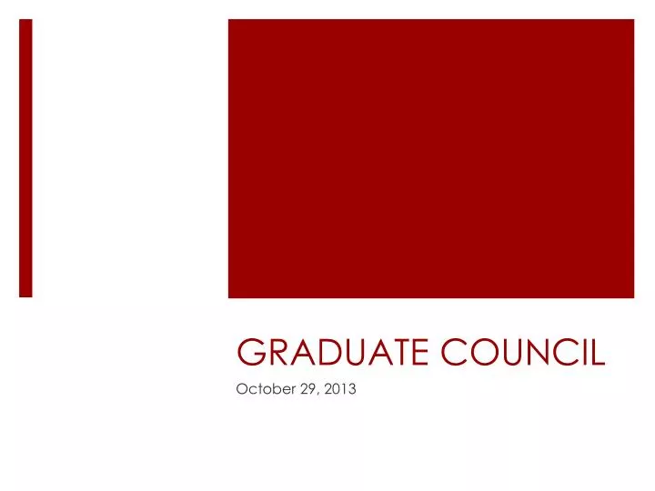 graduate council