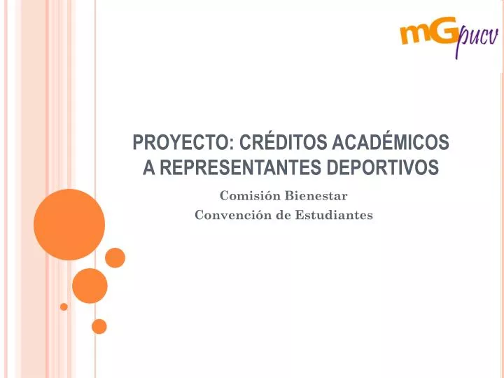 proyecto cr ditos acad micos a representantes deportivos