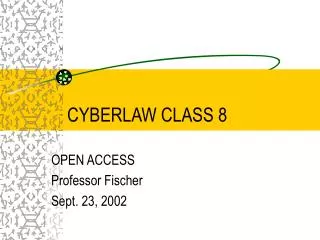 CYBERLAW CLASS 8