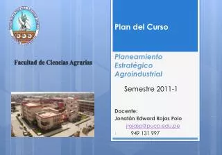 planeamiento estrat gico agroindustrial