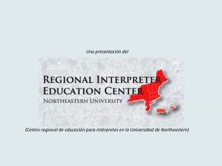 una presentaci n d el