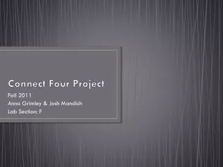 Connect Four Project