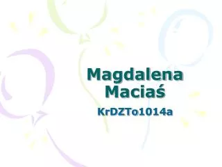 magdalena macia