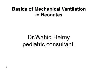 Dr.Wahid Helmy pediatric consultant.