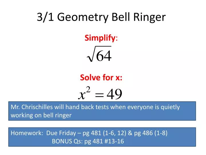 3 1 geometry bell ringer