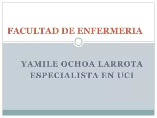 facultad de enfermeria