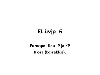 el vjp 6
