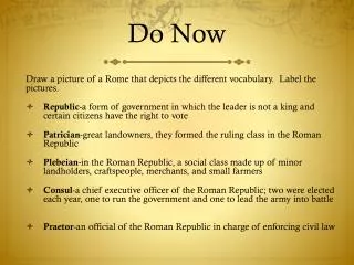do now