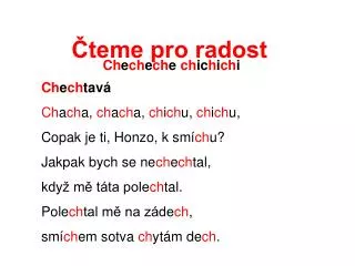 teme pro radost