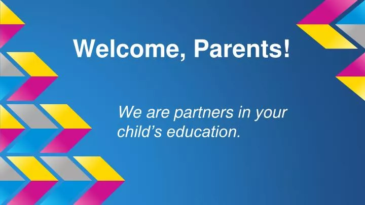 welcome parents