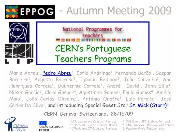 cern s portuguese teachers programs